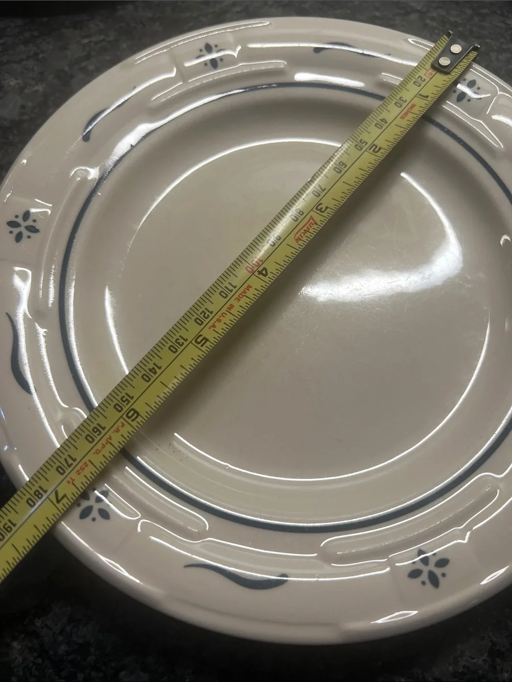 Longaberger Woven Pottery Classic Cream salad/dessert plates - Set of 3